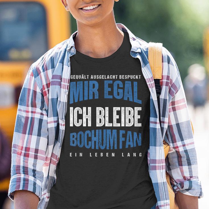 Mir Egal Ich Bleibe Bochum Fan Football Fan Club Kinder Tshirt