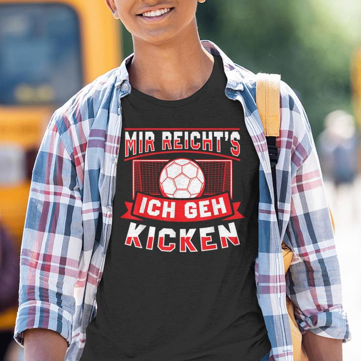 Mir Reichts Ich Geh Kicken Lustig Fussball Fußballspieler Kinder Tshirt