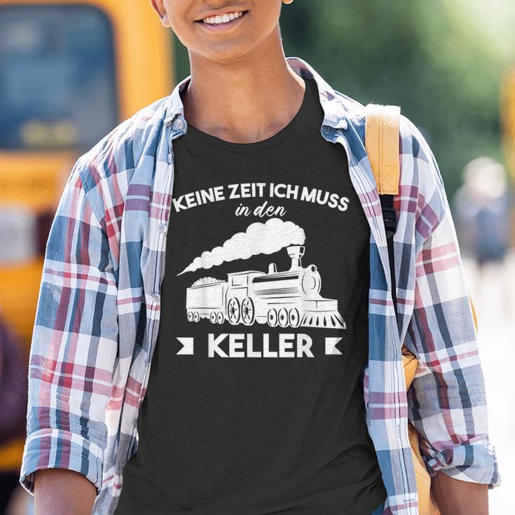 Modellbahn Ich Muss In Keller Kinder Tshirt