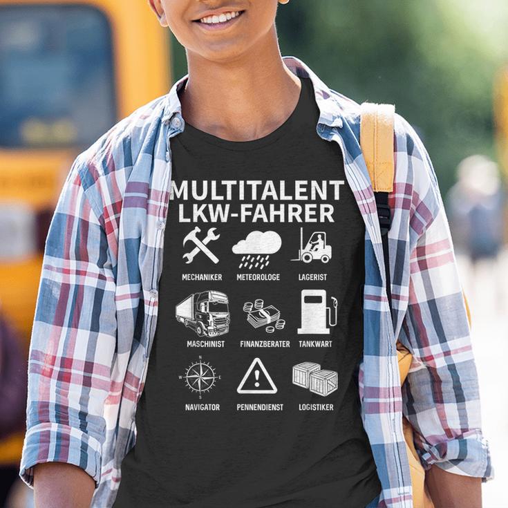 Multitalent Truck Driver Driver Driver Kinder Tshirt