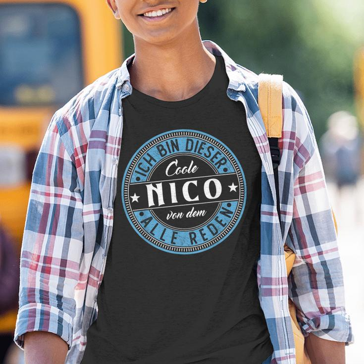 Nico Ich Bin Dieser Cooler Nico Kinder Tshirt
