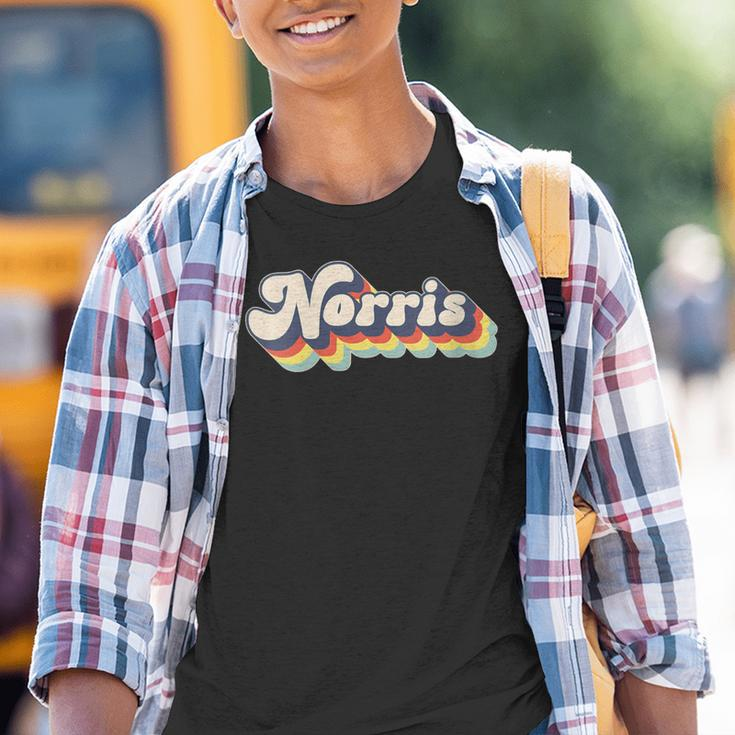 Norris Family Name Personalized Surname Norris Youth T-shirt