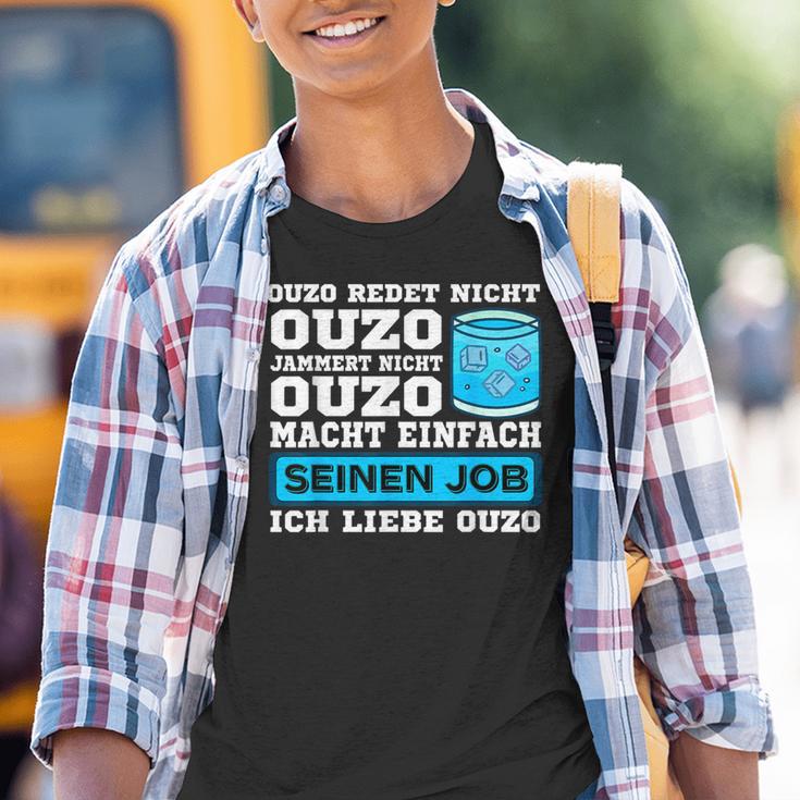 Ouzo Jammert Nicht Ouzo Macht Sein Job Kinder Tshirt