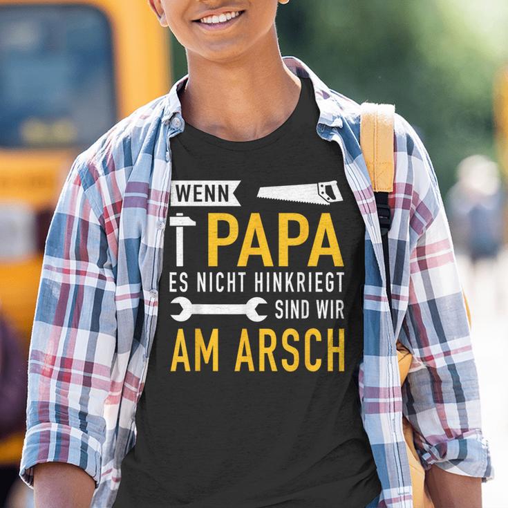 Papaater Nicht Hinkriegt Reparieren Kann Saying S Kinder Tshirt