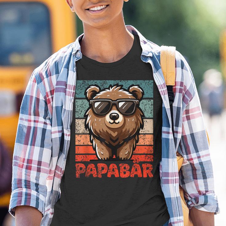 Papabäratertag Bester Papa Bär Kinder Tshirt