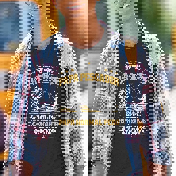 Pescador Papá Divertido Pesca Día Del Padre Regalo Padre Camiseta niño