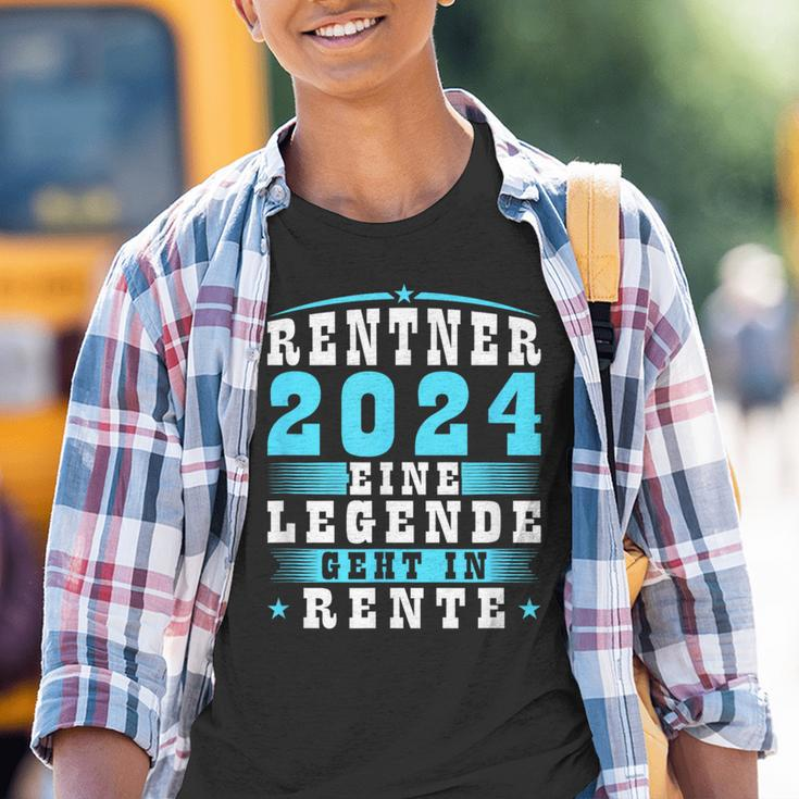 Rentner 2024 Eine Legende Geht In Rente German Kinder Tshirt