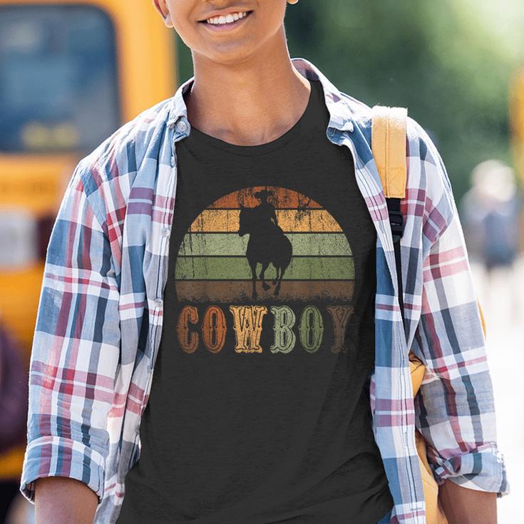 Retro Cowboy Kinder Tshirt