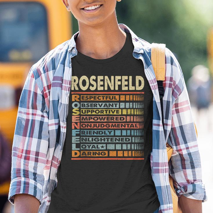 Rosenfeld Family Name Rosenfeld Last Name Team Youth T-shirt