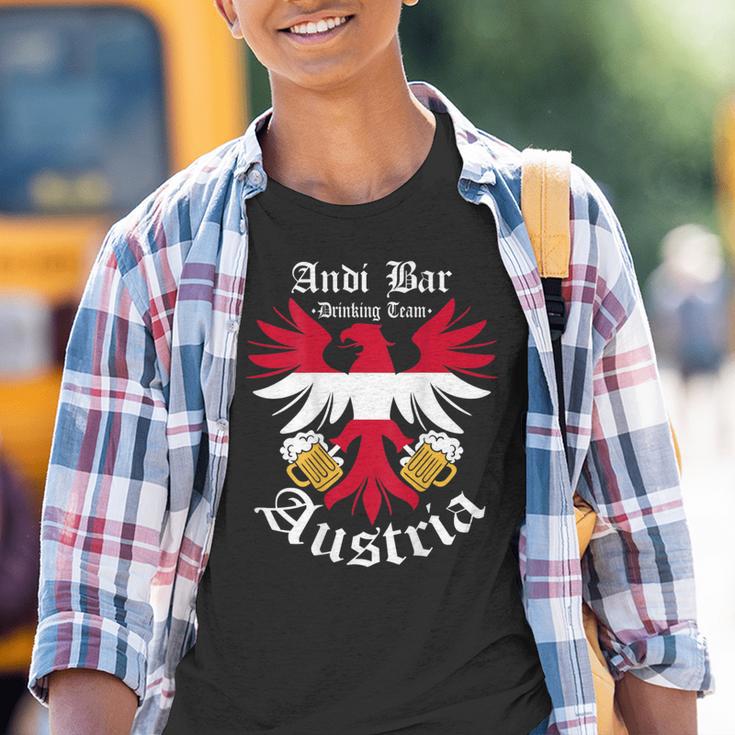 Sauf Austria Drinking Team Andi Bar Kinder Tshirt