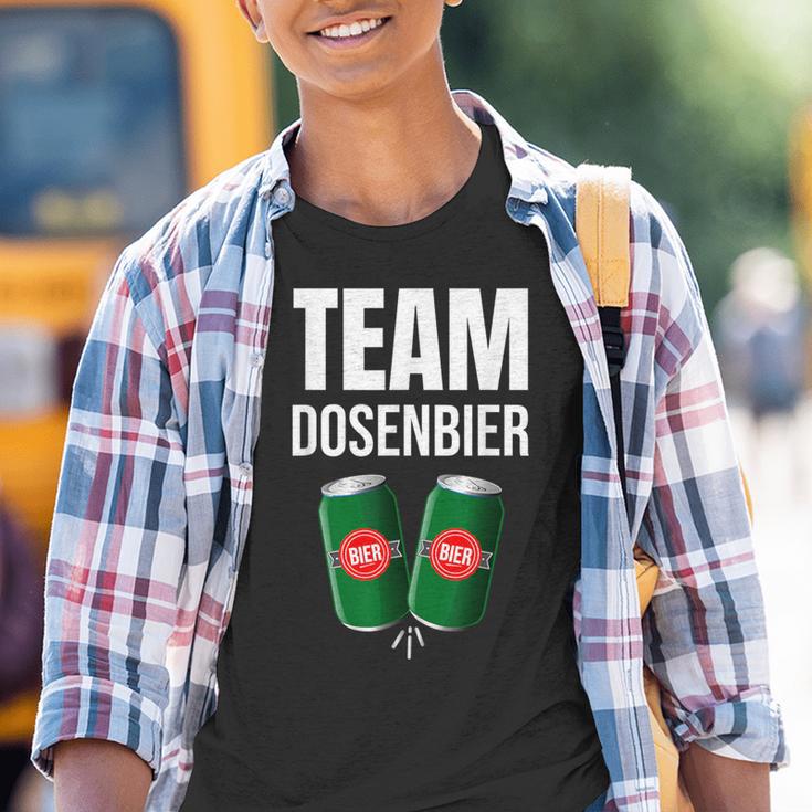 Saufn Saufnn Junggesellenabschied Frau Mann Team Dosenbier Kinder Tshirt