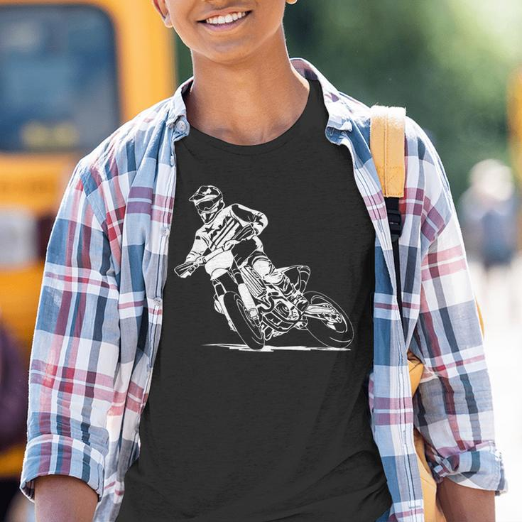 Supermoto Supermotard Moto Cross Enduro Sm Kinder Tshirt