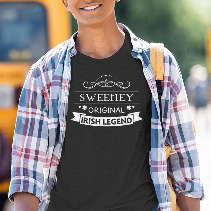 Sweeney Original Irish Legend Sweeney Irish Family Name Youth T-shirt