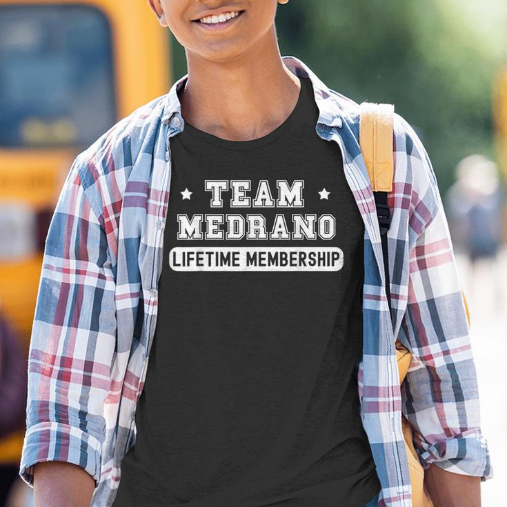 Team Medrano Lifetime Membership Family Last Name Youth T-shirt