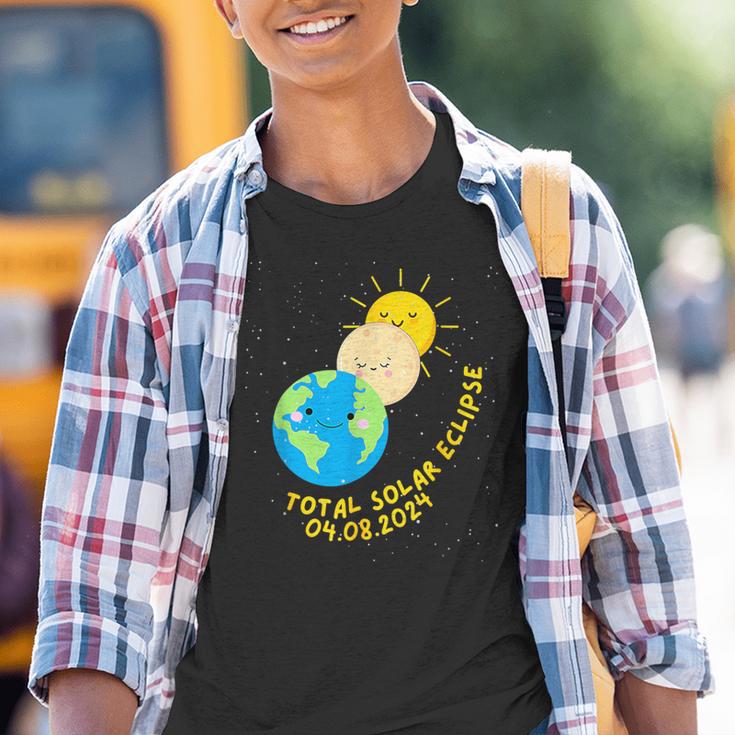 Totale Sonnenfinsternis 2024 Süße Sonnenfinsternis Kinder Tshirt