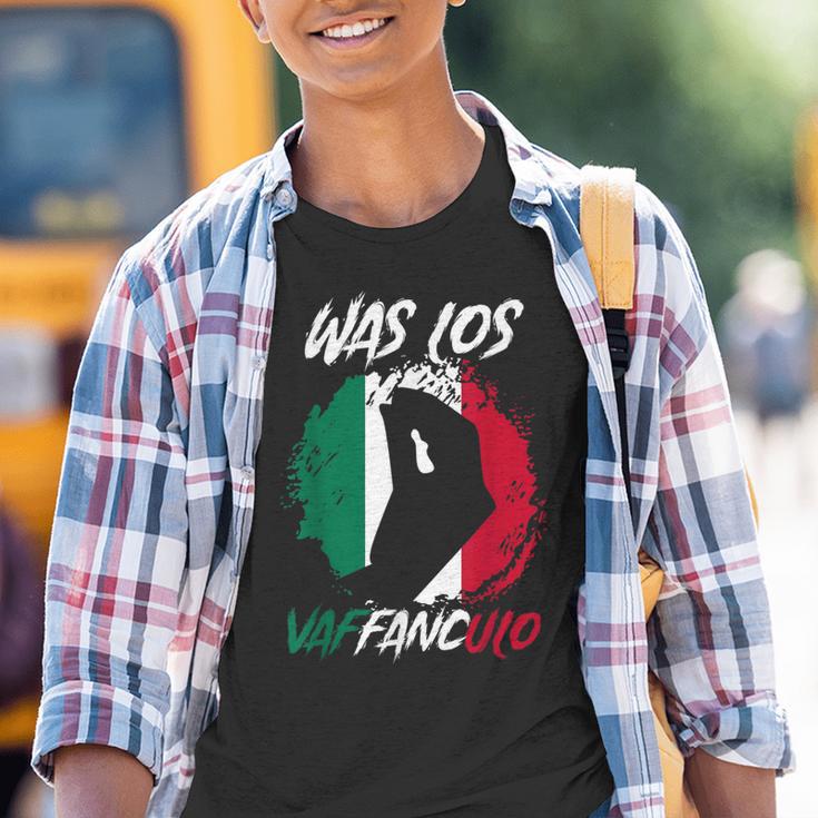 Vaffanculo Italian Flag Kinder Tshirt