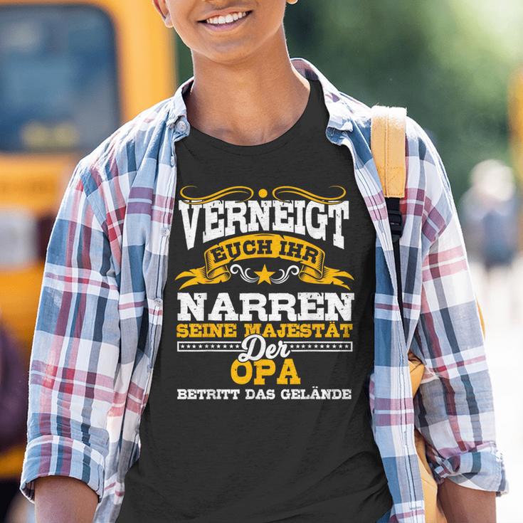 Veiren Sein Majestät Der Opa Veignt Dich Ihr N Kinder Tshirt