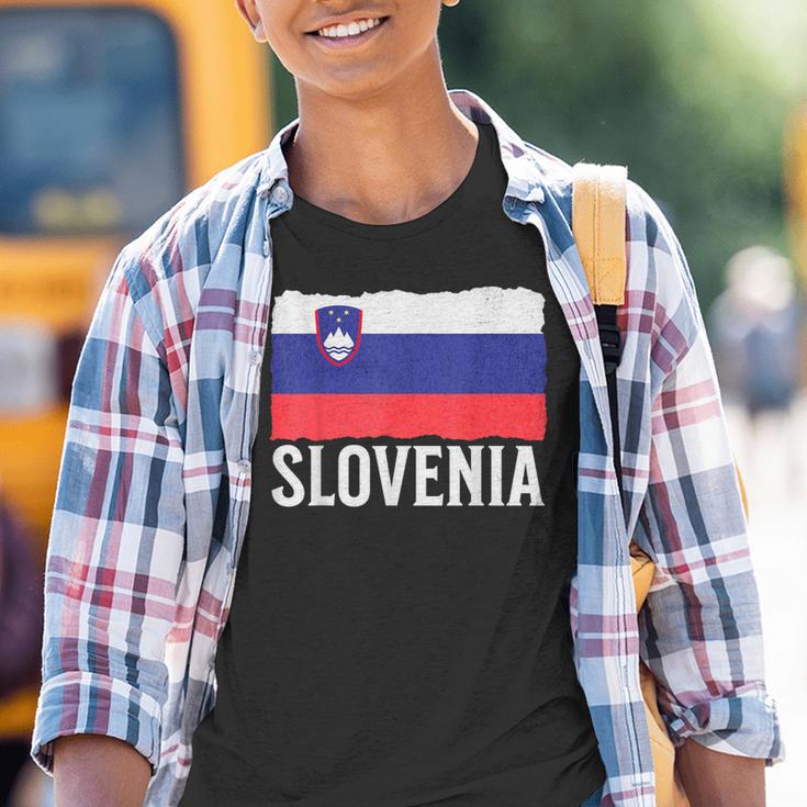 Vintage Slowenien Slowenien Flagge Slowenien Pride Herren Damen Kinder Tshirt