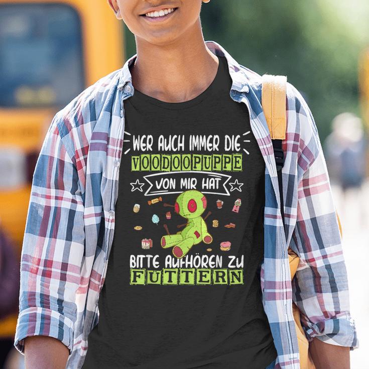 Wer Meine Voodoo Puppe Hat Nicht Füttern Joke Humour Slogan Kinder Tshirt