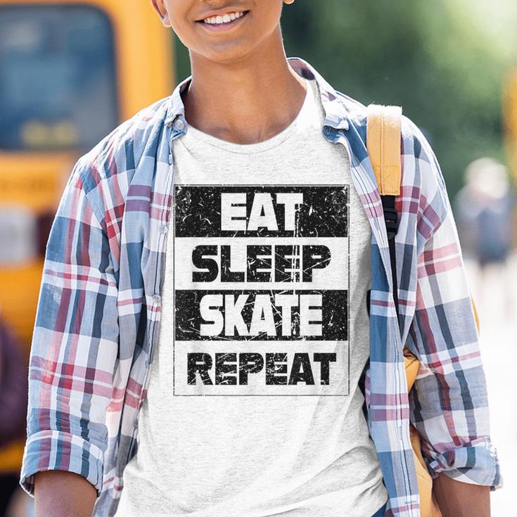 Eat Sleep Skate Repeat Kinder Tshirt