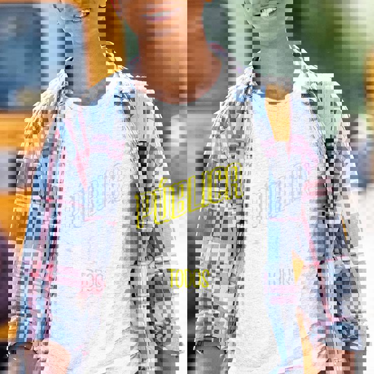 Escuela Pública De Todos Para Todos Mareaerde Camiseta niño