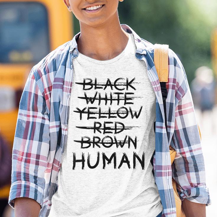 Gegen Rassismus No Racism Human Kinder Tshirt