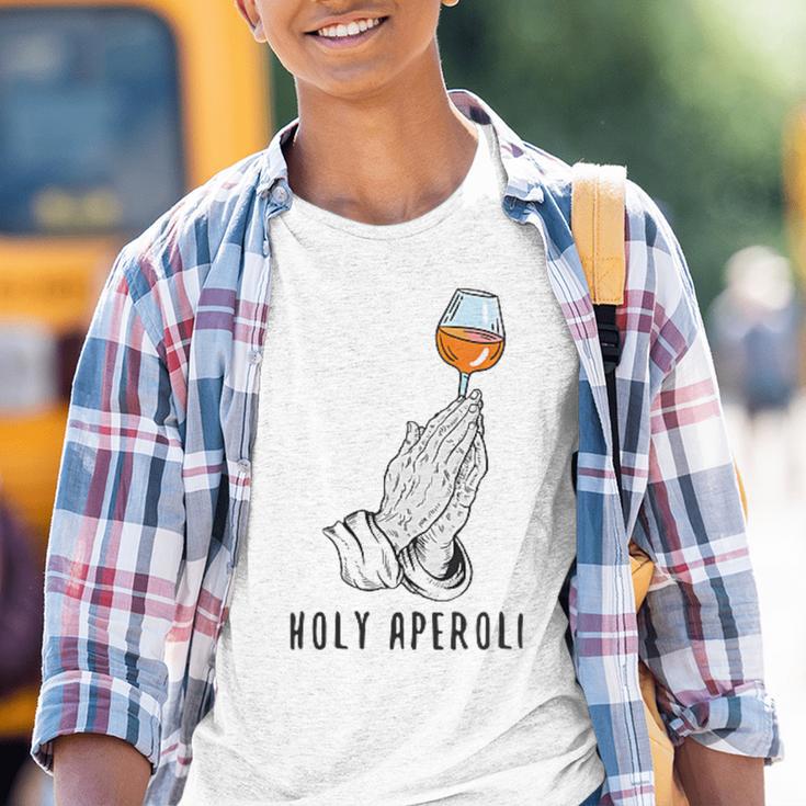 Holy Aperoly Summer Drink Cocktail Spritz Holy Aperoli Kinder Tshirt