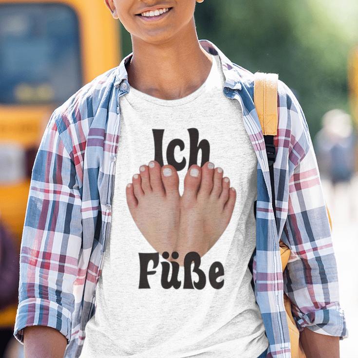 Ich Liebe Füße Lustiges Kinder Tshirt