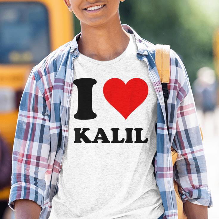 Ich Liebe Kalil Kinder Tshirt