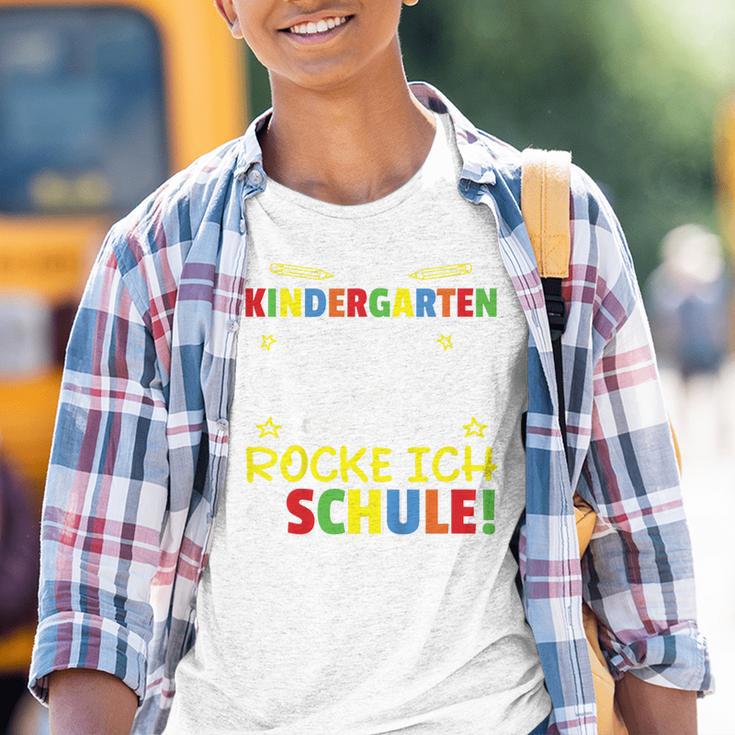 Kindergarten Abschied Jetzt Rocke Ich Die Schule Kindergarten Farewell Kinder Tshirt