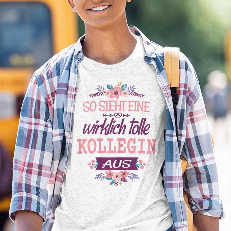 Kollegin Geburtstag Arbeitskollegin Arbeit Spruch Lustig Kinder Tshirt