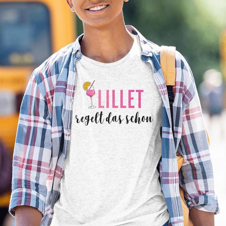 Lillet Lillet Regelt Das Schon Summer Alcohol Lillet S Kinder Tshirt