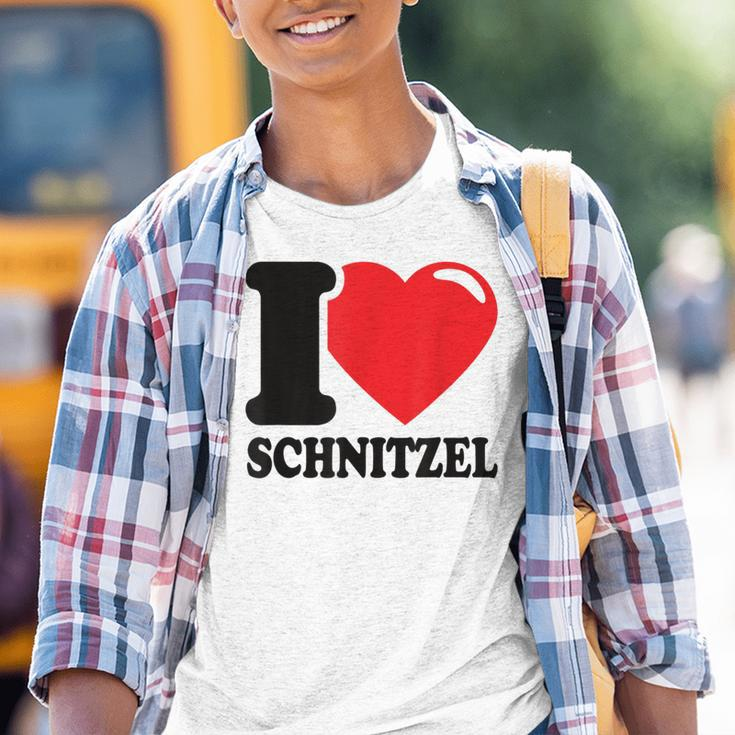 I Love Schnitzel Ich Liebe Schnitzel Schnitzel Kinder Tshirt