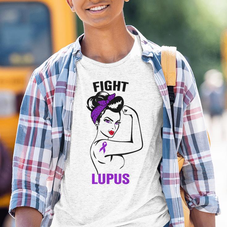 Im Mai Tragen Wir Lila Frauen Lupus Bewusstseinsmonat Kinder Tshirt