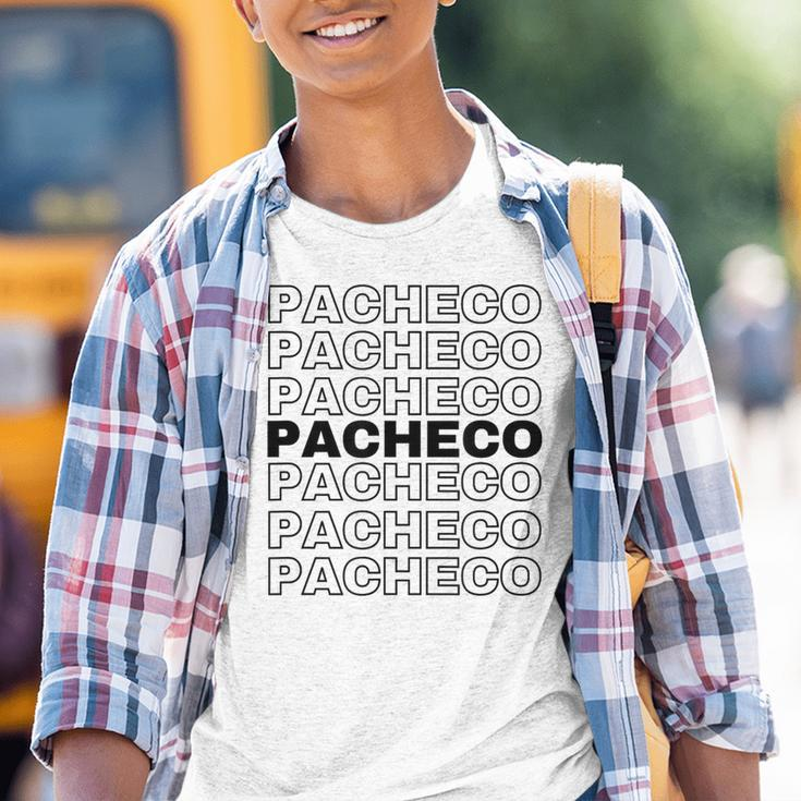 Pacheco Proud Family Retro Reunion Last Name Surname Youth T-shirt