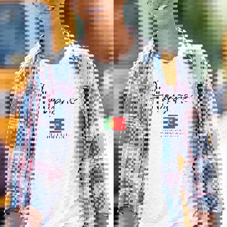 Vacaciones Bandera De Portugal Isla Algarve Camiseta niño