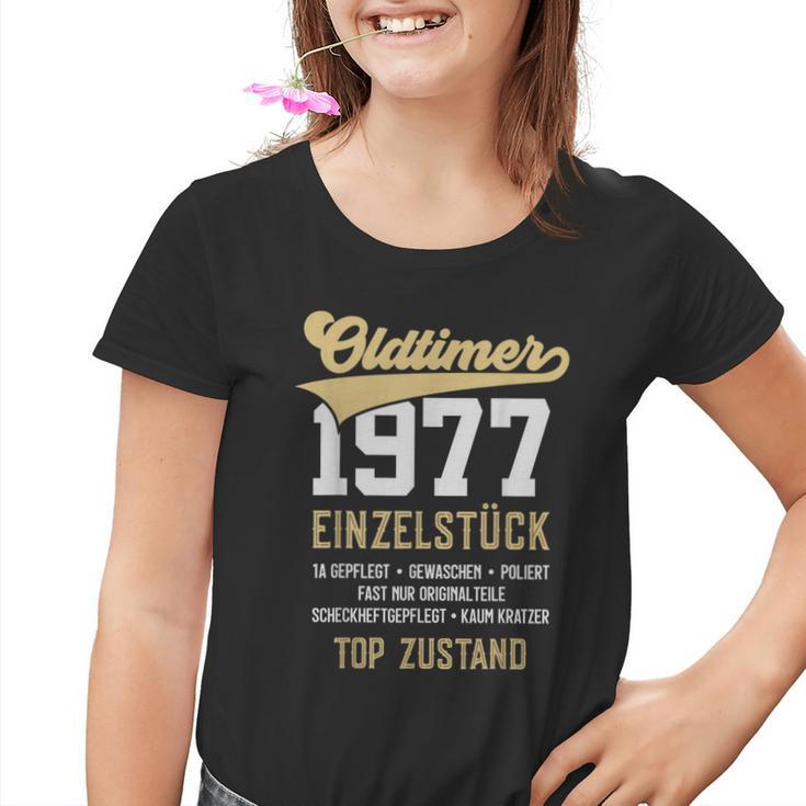 46 Jahre Oldtimer 1977Intage 46Th Birthday Kinder Tshirt