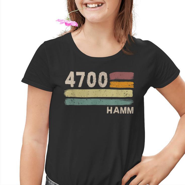 4700 Hamm Retro Postcode Old Zip Vintage Kinder Tshirt