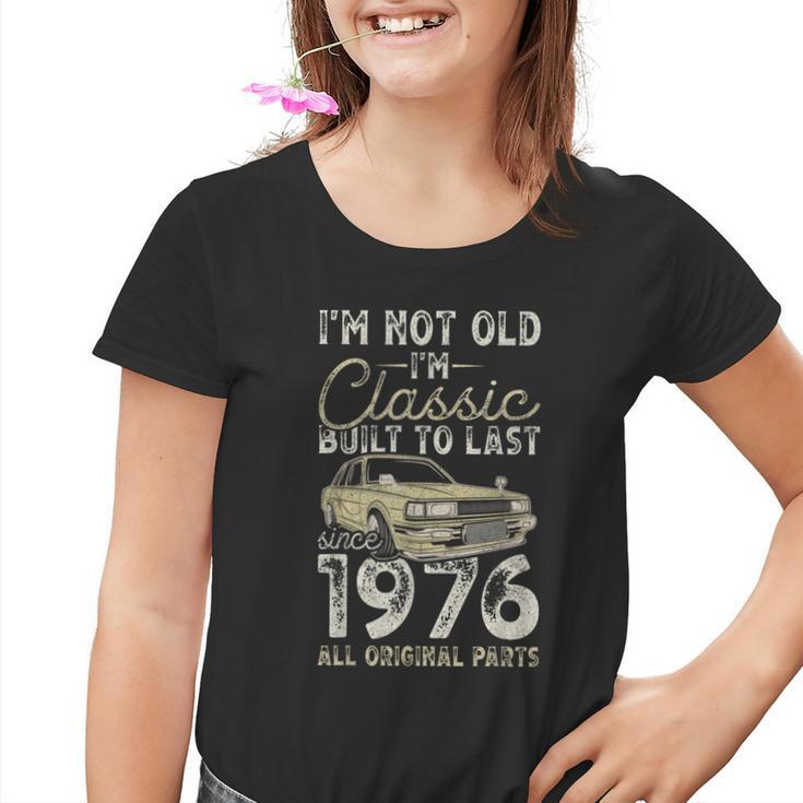 48 Geburtstag Seit 1976 Oldtimer 48 Jahre Alt Kinder Tshirt