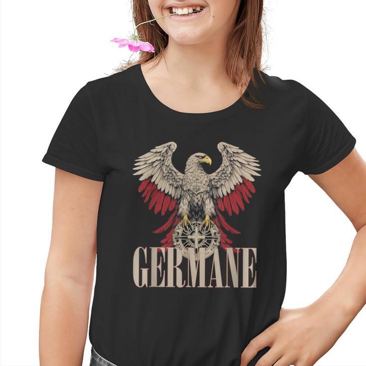 Adler Deutsches Wappentier Germane Kinder Tshirt