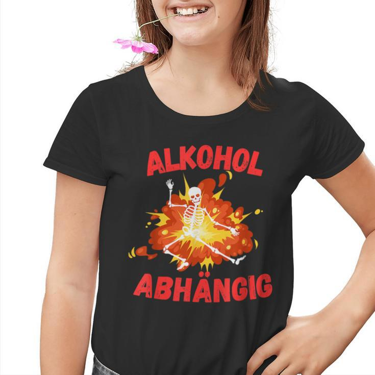 Alcohol Dependent Alcohol Kinder Tshirt