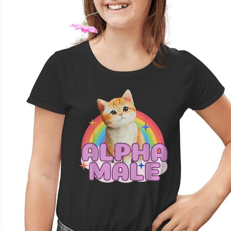 Alpha Male Cat Kitten Kinder Tshirt