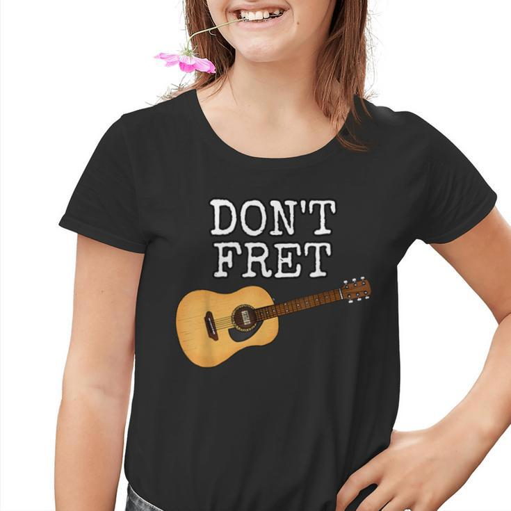 Ärgern Sie Sich Nicht Akustikgitarren-Gitarrist-Musiker Kinder Tshirt
