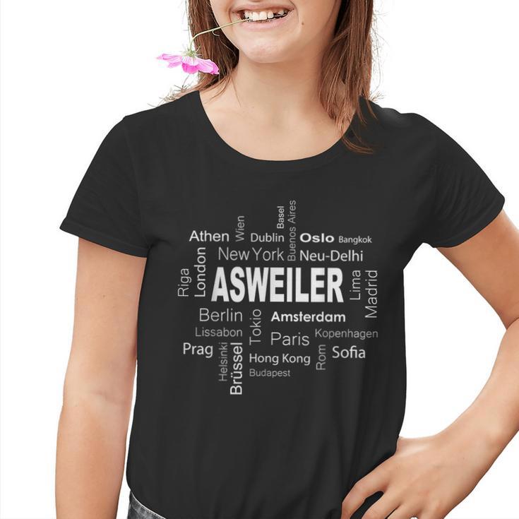 Asweiler Meine Hauptstadt Asweiler New York Berlin Kinder Tshirt