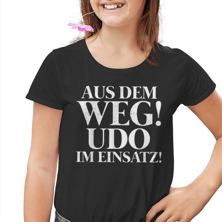 Aus Dem Weg Udo Im Einsatz Kinder Tshirt