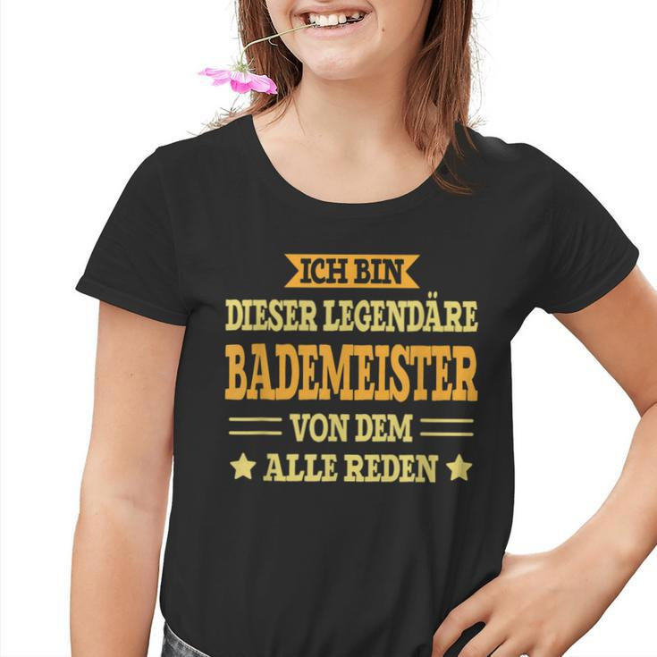Bademeister Bademeister Profession Kinder Tshirt