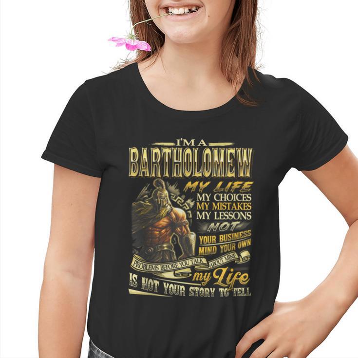 Bartholomew Family Name Bartholomew Last Name Team Youth T-shirt