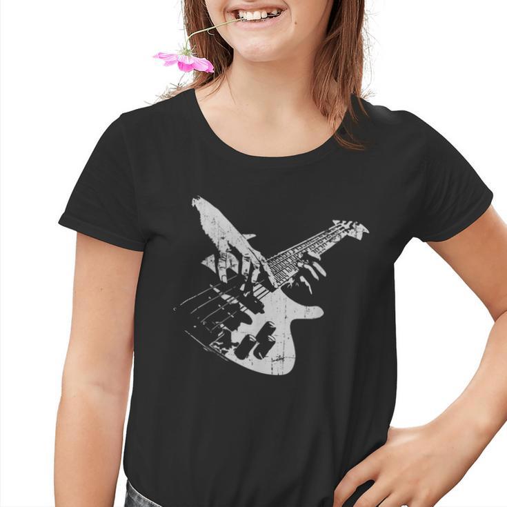 Bass Guitar Vintage For Bassist Kinder Tshirt