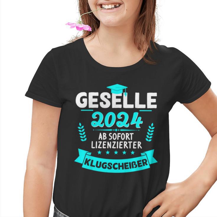 Bestandene Gesellenprüfung Gesellenbrief Azubi Geselle 2024 Kinder Tshirt