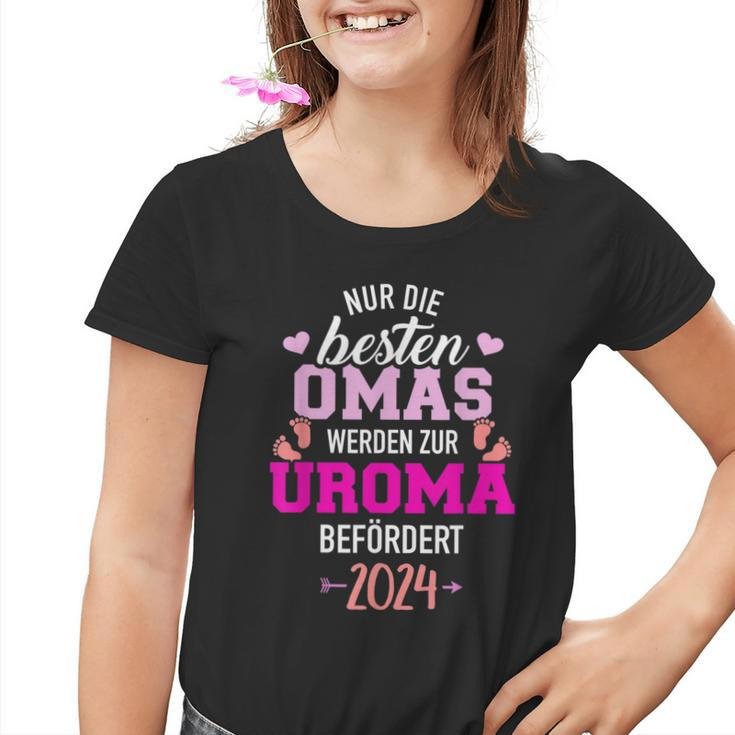 Besten Omas Werden Zur Uroma Befördert 2024 Kinder Tshirt